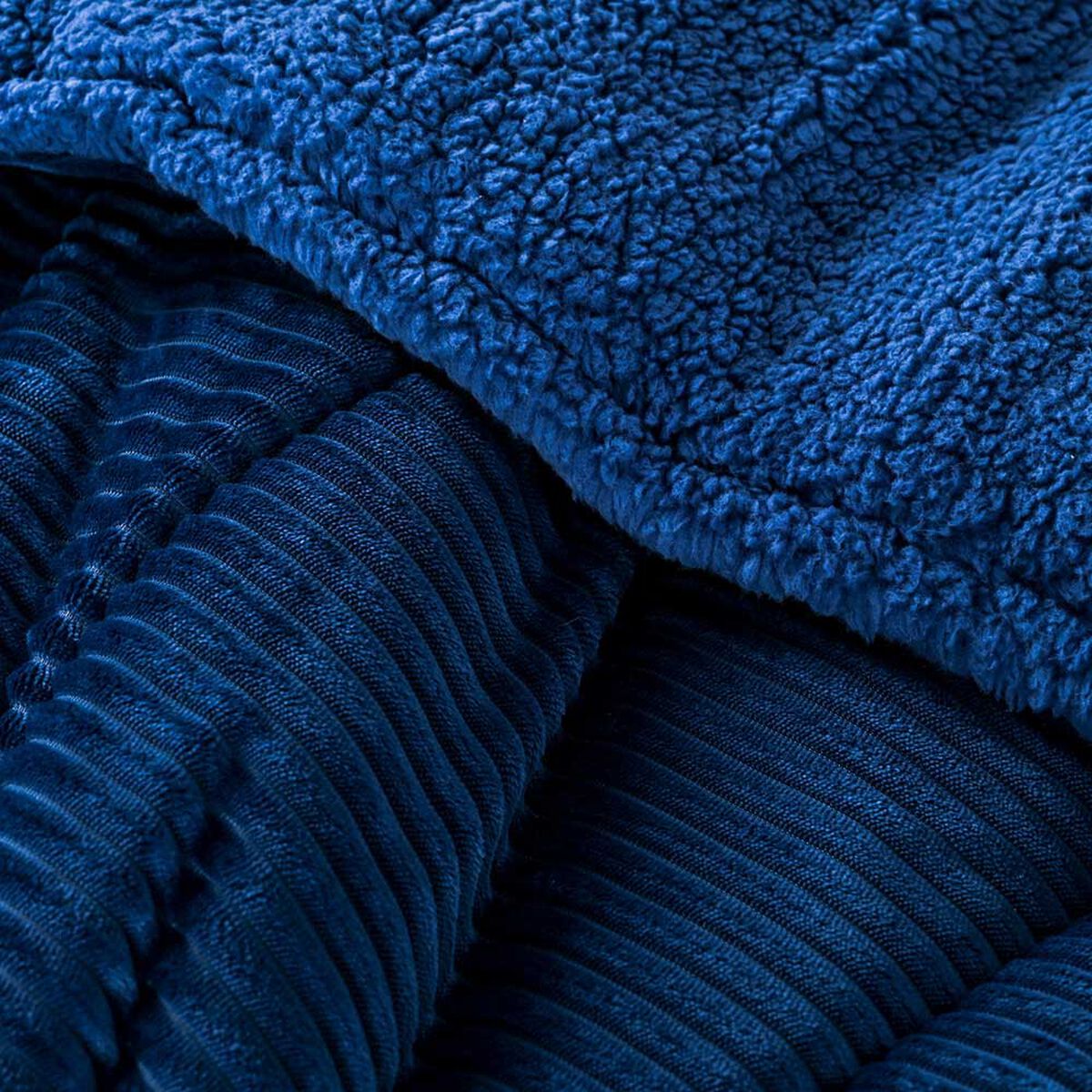 Plumón American Family King Marengo Azul