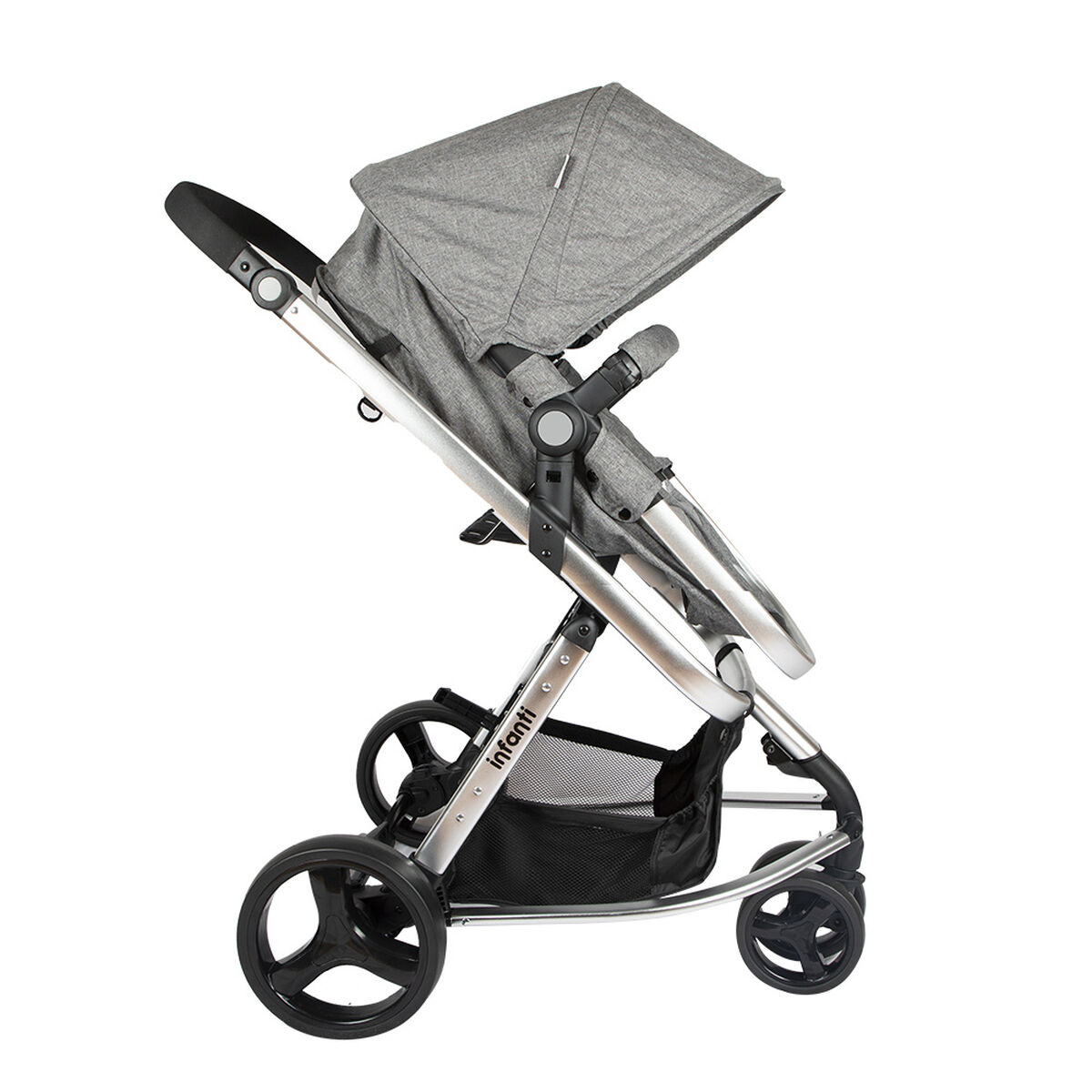 Coche Travel System Mobi Gris Claro