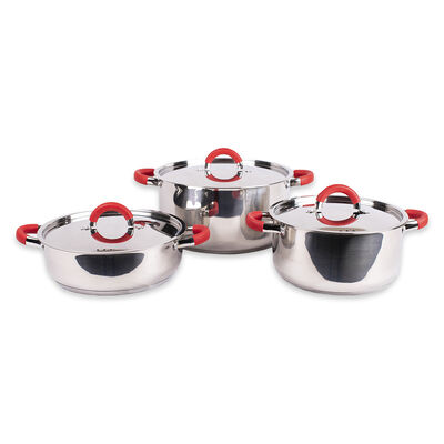 Batería Doral Nizza Acero Inoxidable 6 Piezas