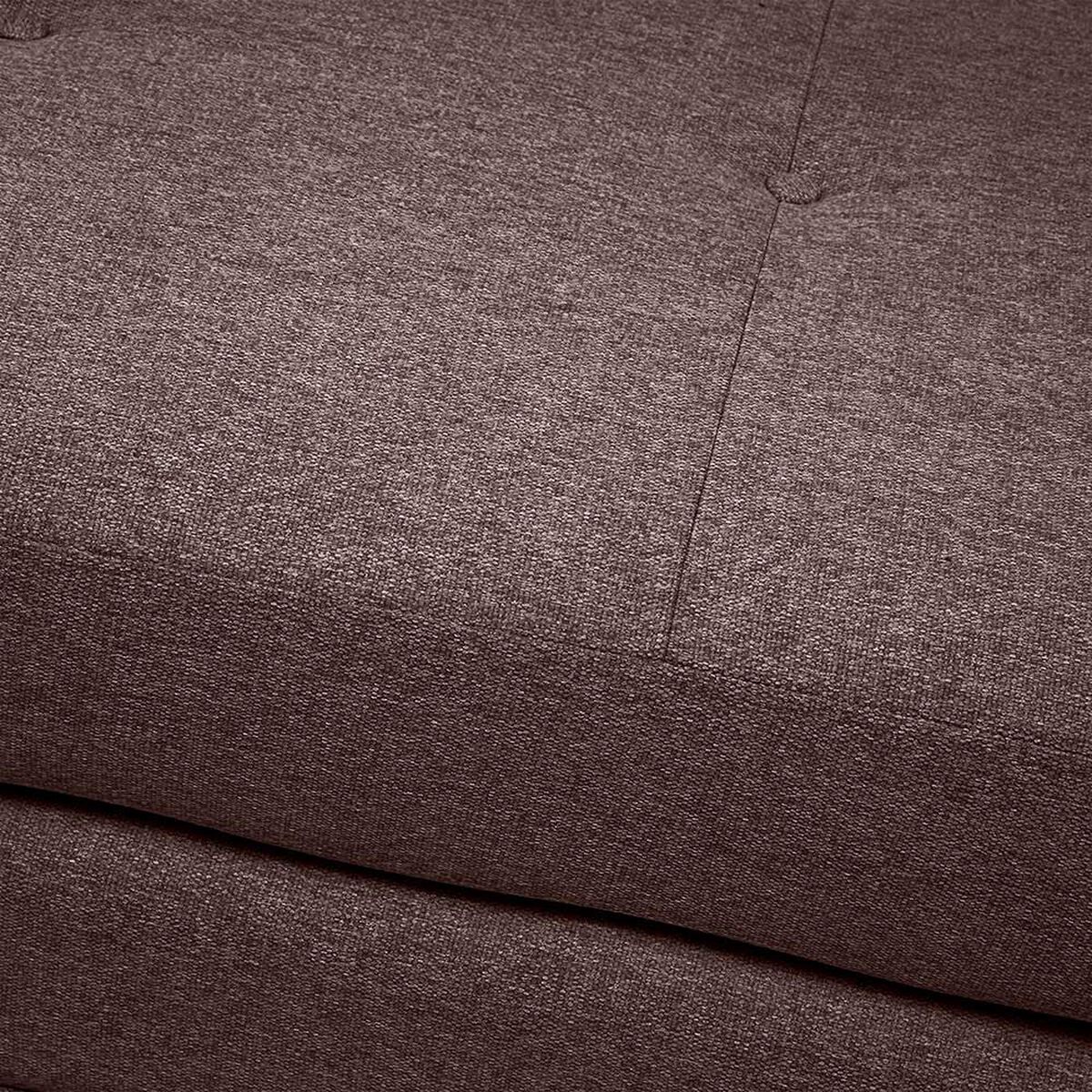 Sof&aacute; Seccional Living Factory Dakota 6 Cuerpos Caf&eacute;