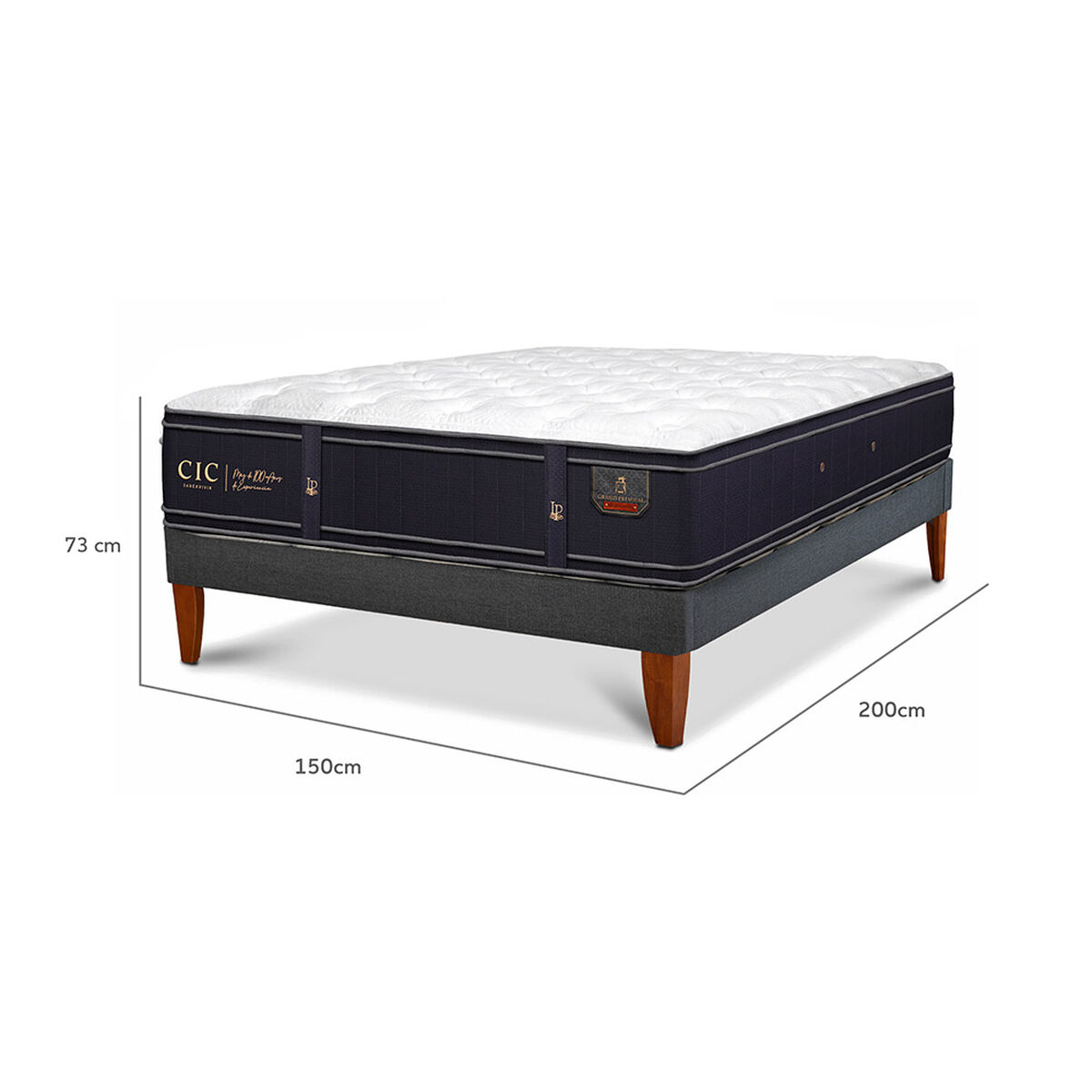 Cama Europea CIC 2 Plazas Grand Premium