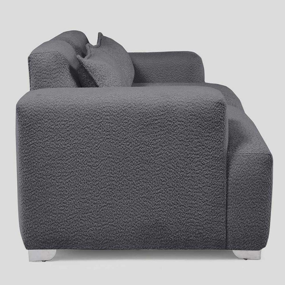 Sof&aacute; Mons Cala Boucle 2 Cuerpos Gris Medio