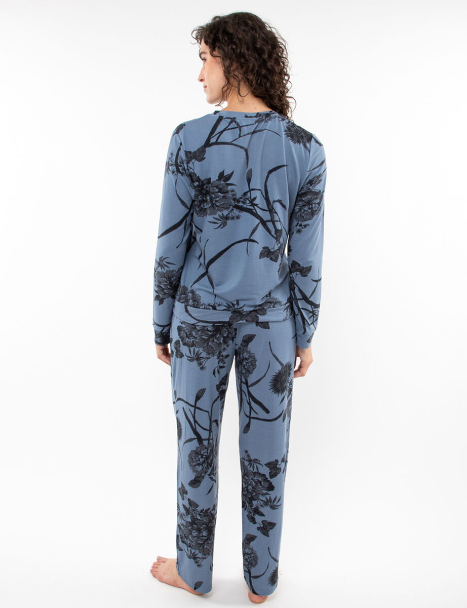 Pijama Flores Mujer Portman Club
