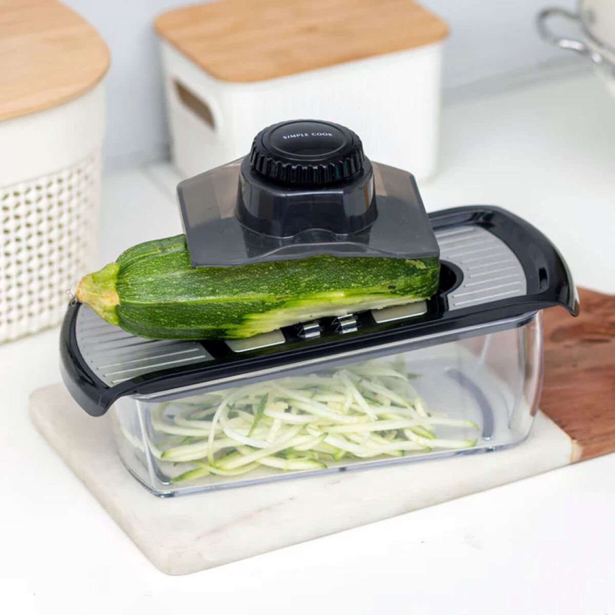 Mandolina Manual 4 Cuchillas Simple Cook