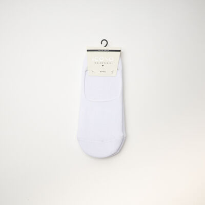 Imagen 1 del producto Pack 3 Calcetines Invisible Mujer Icono Blanco