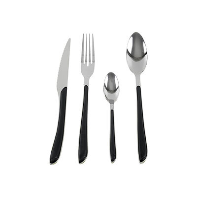 Imagen 2 del producto Juego de Cuchillería Doral Colorful 24 Piezas Negro