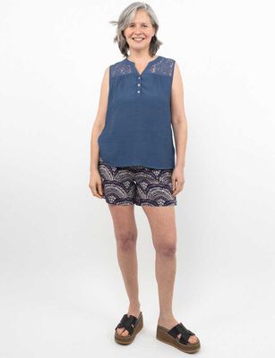 Imagen 2 del producto Blusa Sin Mangas Mujer Portman Club Azul, Beige, Mostaza, Negro, Rosa