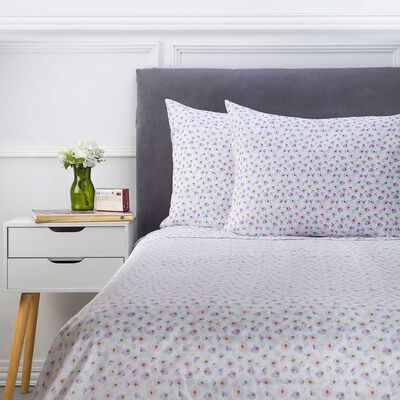 Set 2 Juegos de Sábanas Mix & Match Dreams 1,5 Plazas Flor