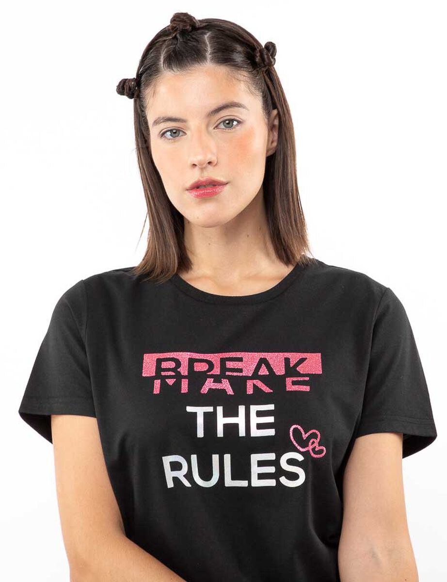 Polera Deportiva Mujer Black County