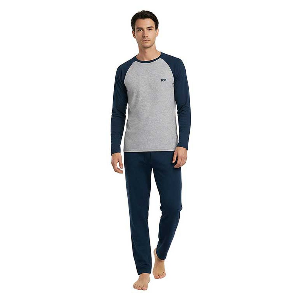 Pijama Invierno Algod&oacute;n Hombre Top