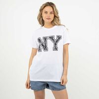 Polera Con Estampado Manga Corta Mujer Icono Color-1, Color-2, Print-1, Print-2