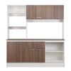 Mueble de Cocina CIC Julieta Nogal Africano Blanco 1 Cajón