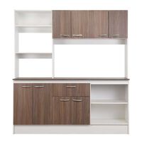 Mueble de Cocina CIC Julieta Nogal Africano Blanco 1 Cajón