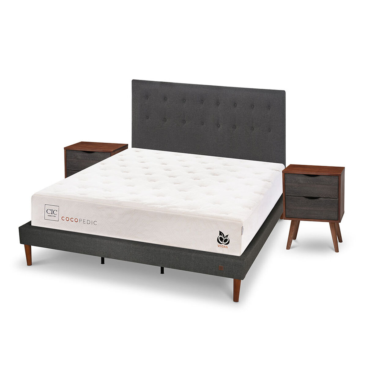 Cama Europea CIC Base Normal King Cocopedic