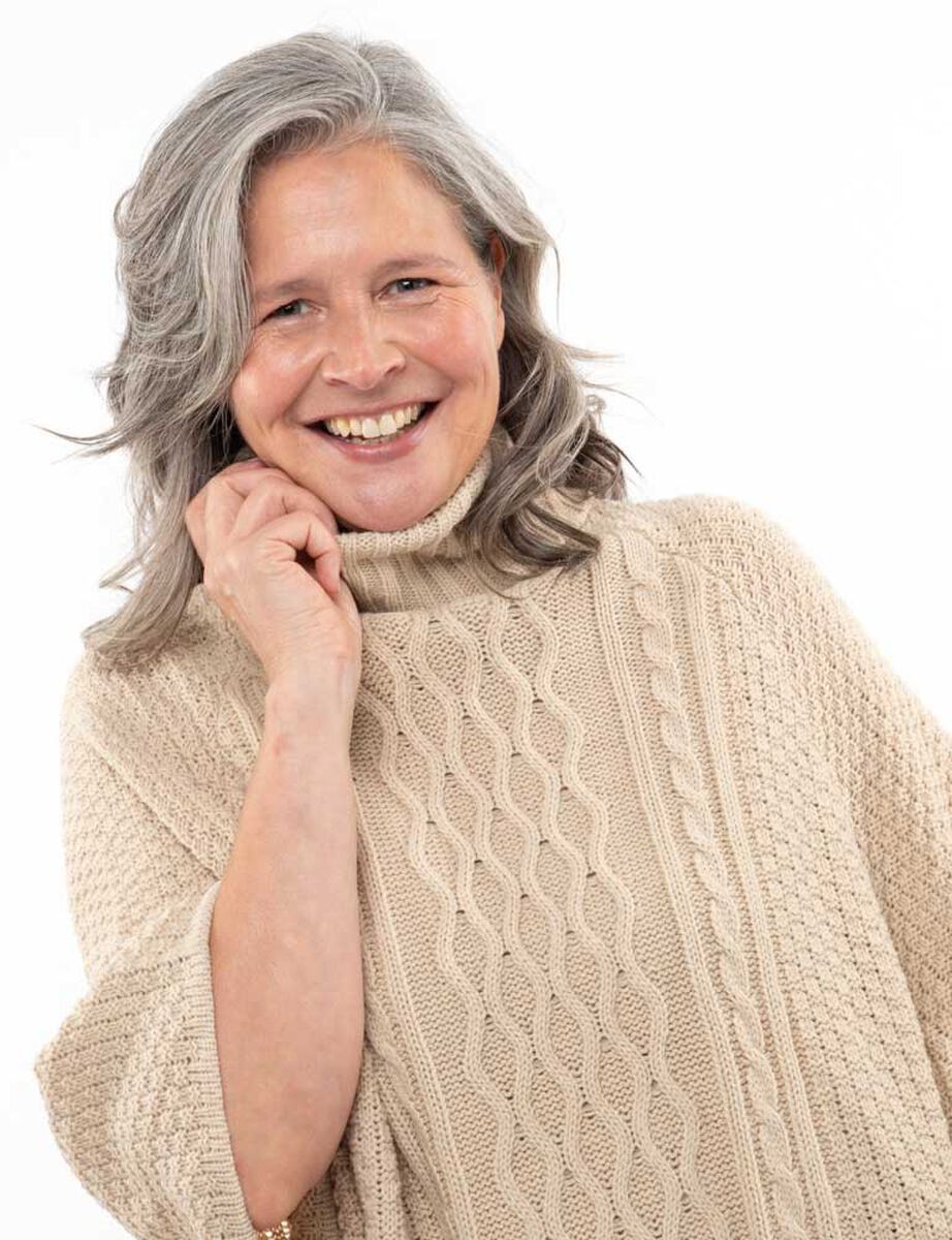 Sweater Poncho Mujer Portman Club