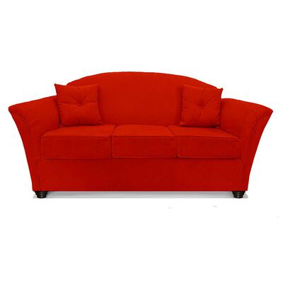 Imagen 1 del producto Sofá Elegant Detail Oregon  3 Cuerpos Tela Rojo
