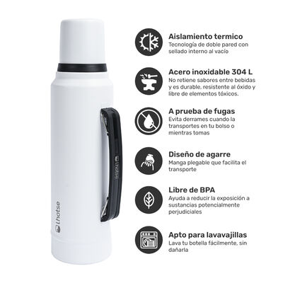 Imagen 2 del producto Termo Lhotse Classic Blanco 1,3 Lt