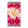Toalla de Playa Velour Casanova Hibiscus 75 x 150 cm