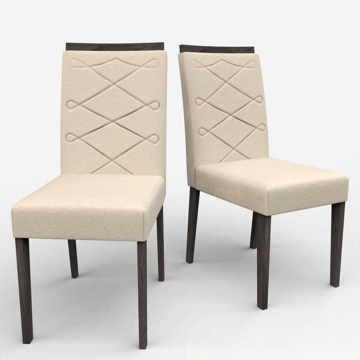 Juego de Comedor Jdo & Design Isabella Beige 4 Sillas 
