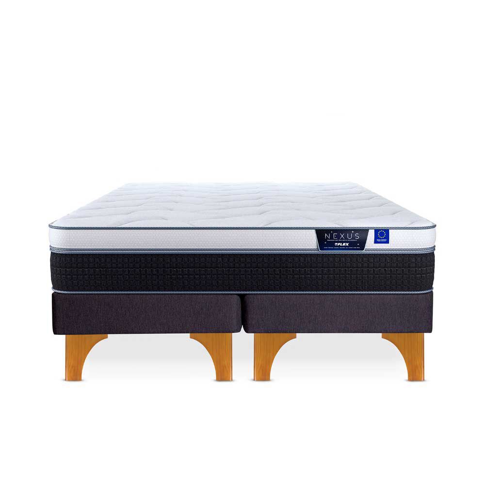 Cama Europea Flex King Nexus Base Dividida