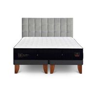 Cama Europea CIC Base Dividida King Súper Permium + Respaldo Sile