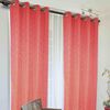 Combo Cortinas Doral Camila 220 x 140 cm Rojo