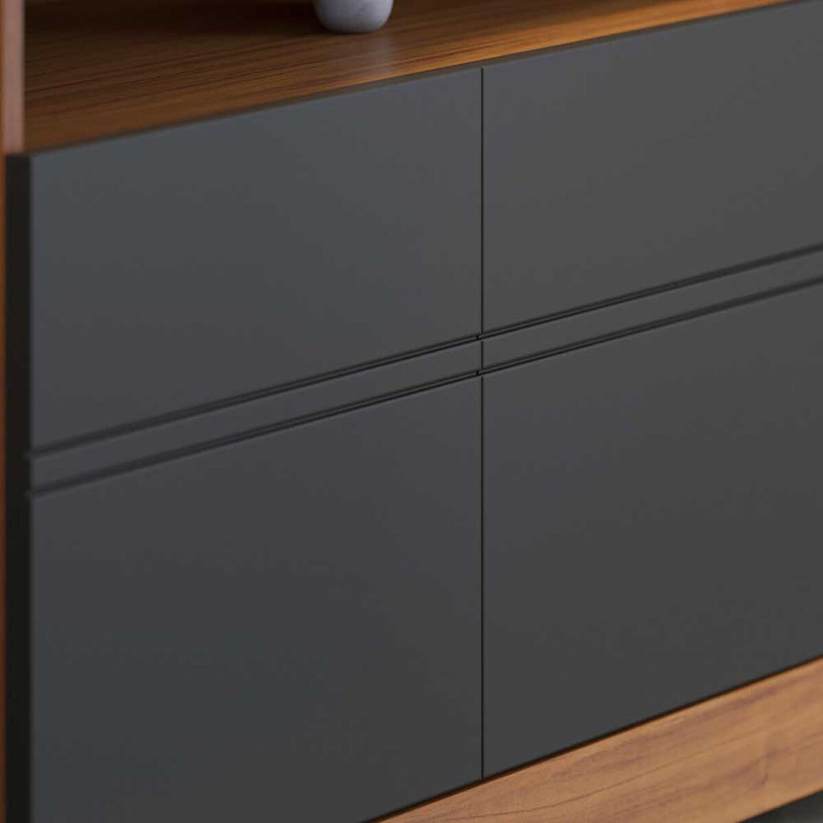 Rack Di Poretti Inaja 65" Negro