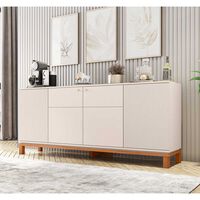 Buffet Decocasa Mondrian Off White Castaño