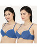 Pack 2 Sostenes Push Up Mujer Flores