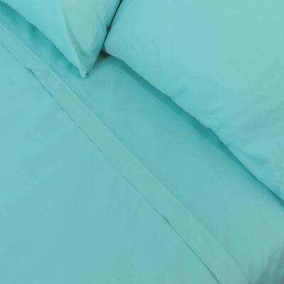 Juego de Sábanas Doral 144 Hilos King Color Vivo 144 Hilos  Turquesa