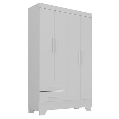 Closet Di Poretti Design Bambole 2 Cajones 4 Puertas Blanco