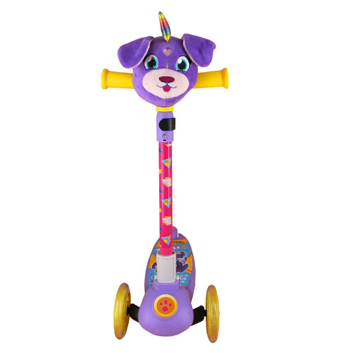 Scooter de 3 Ruedas con Cabeza de Peluche K3yriders