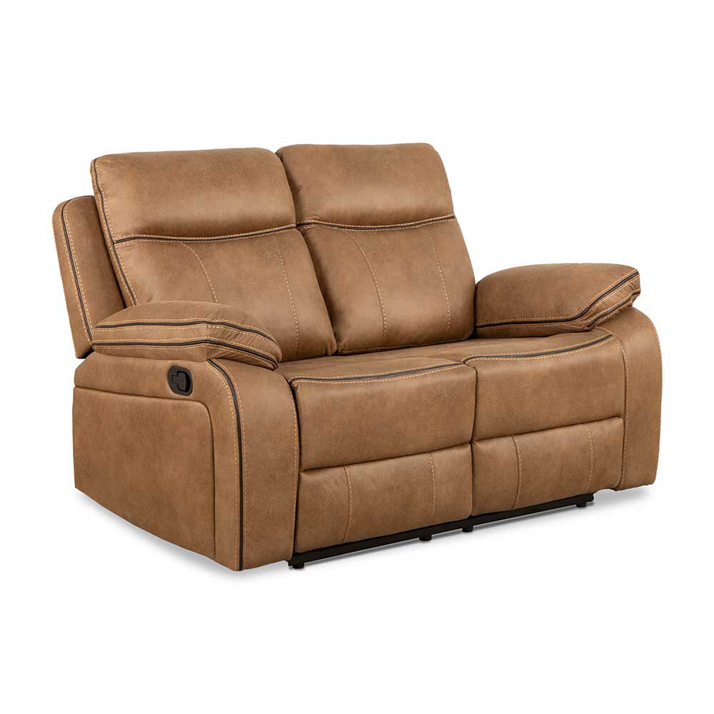 Sofa Reclinable CIC Sevilla 2 Cuerpos Café Claro