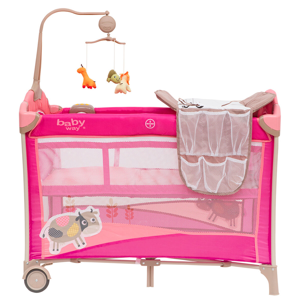 Cuna Corral Pack and Play Baby Way  BW-612R15