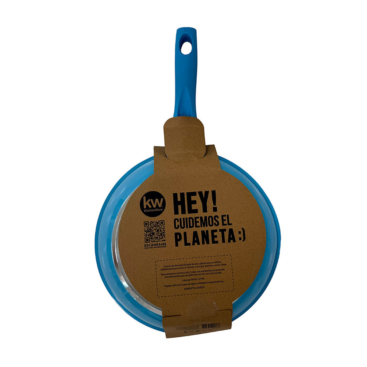 Sart&eacute;n Aluminio Forjado KW Bristol Sky 24 cm Azul