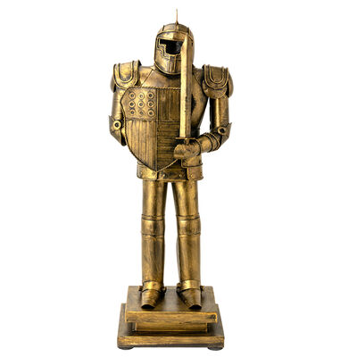 Imagen 2 del producto Adorno Armadura Metalica Vgo Dorado