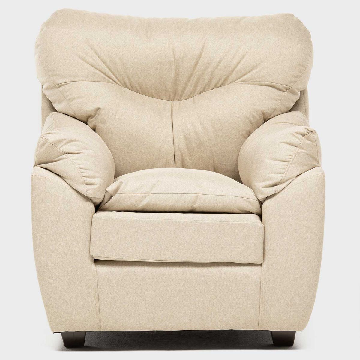 Juego de Living Almore Belén Sofá 3 Cuerpos + Dos Sillones 1 Cuerpo Beige