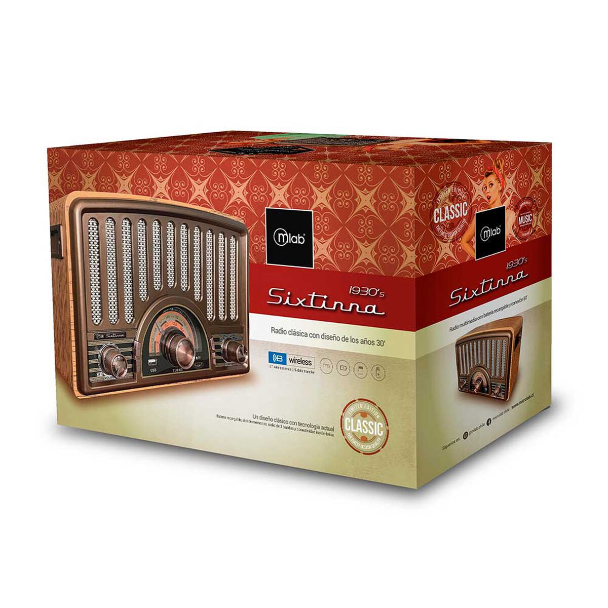 Radio Portatil MLAB 9143