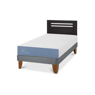 Imagen 2 del producto Cama Europea CIC 1,5 Plazas Excellence + Respaldo Munich Negro