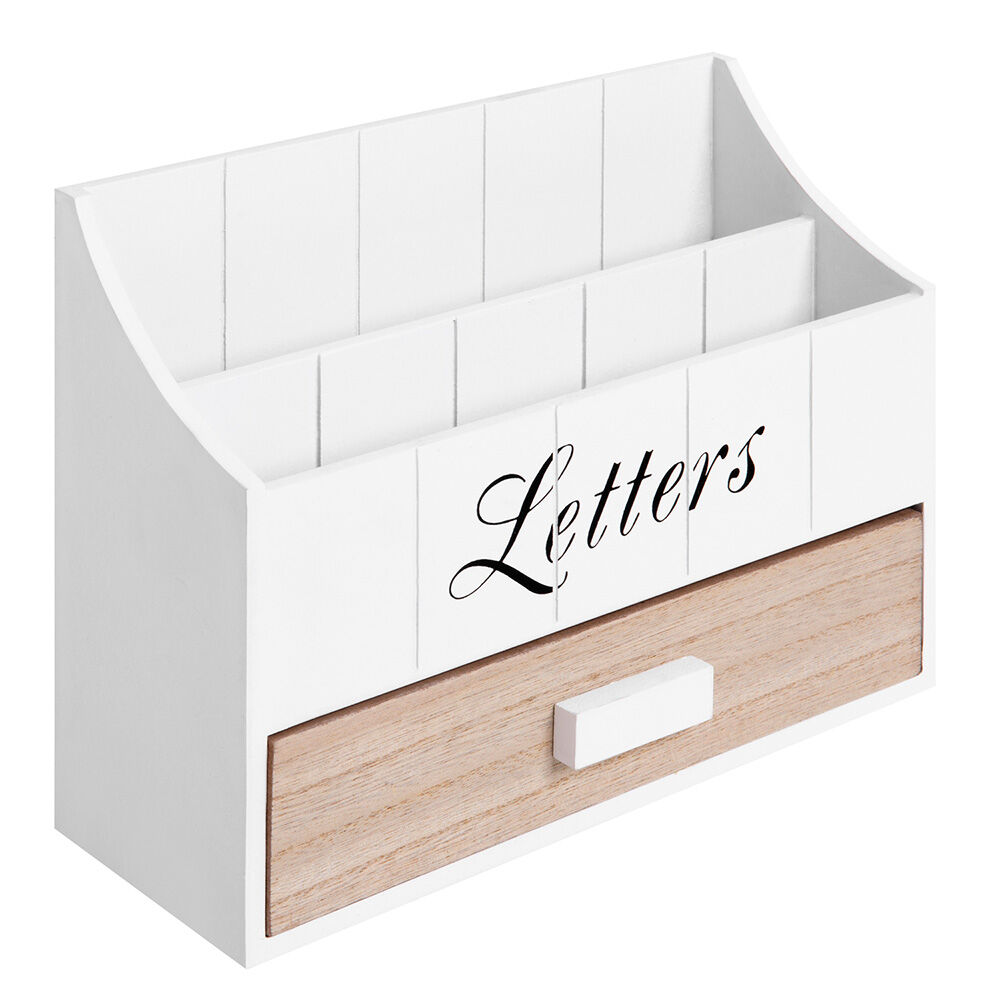 Organizador de Cartas de Sobremesa Vgo Blanco