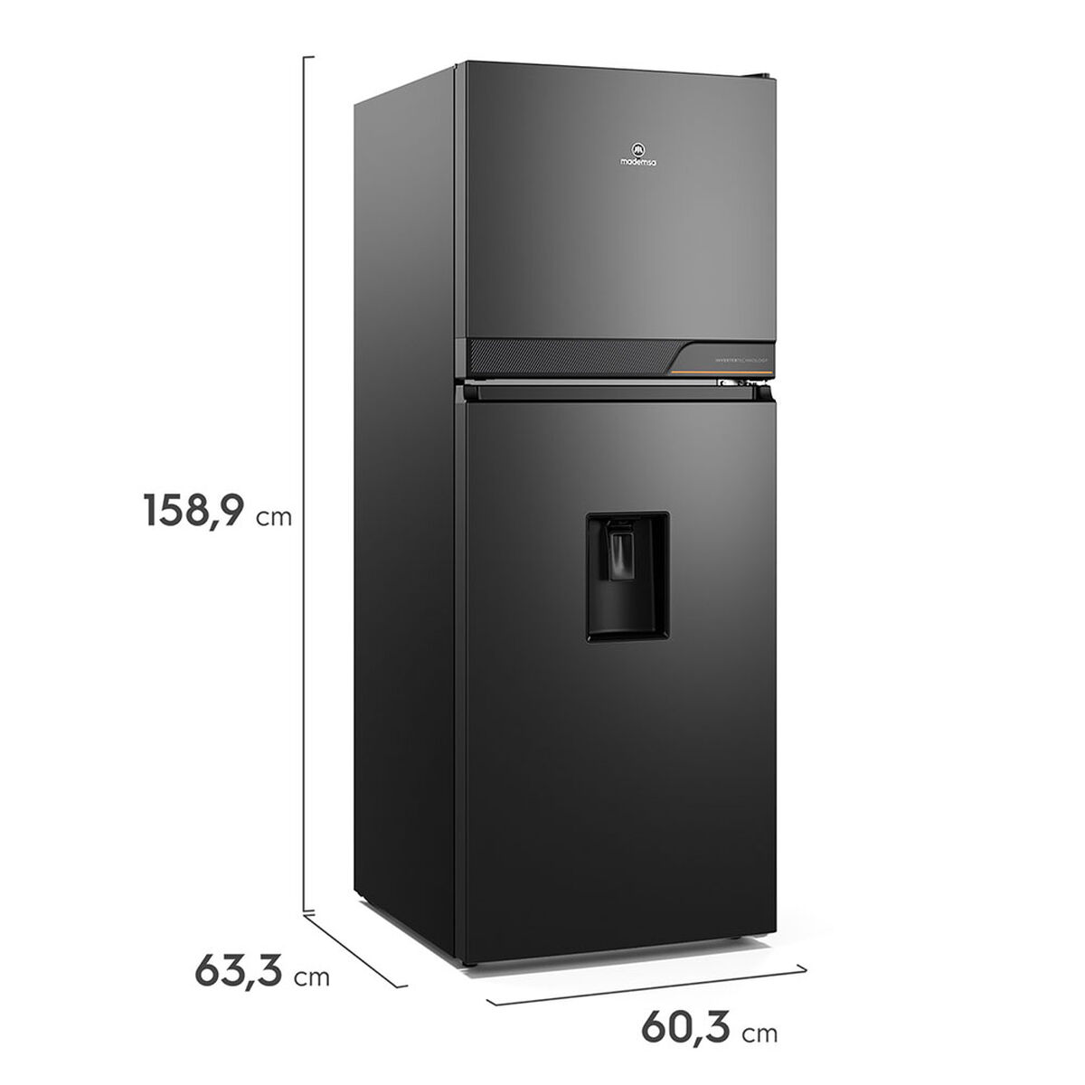 Refrigerador No Frost Mademsa Altus 1300INW 291 L