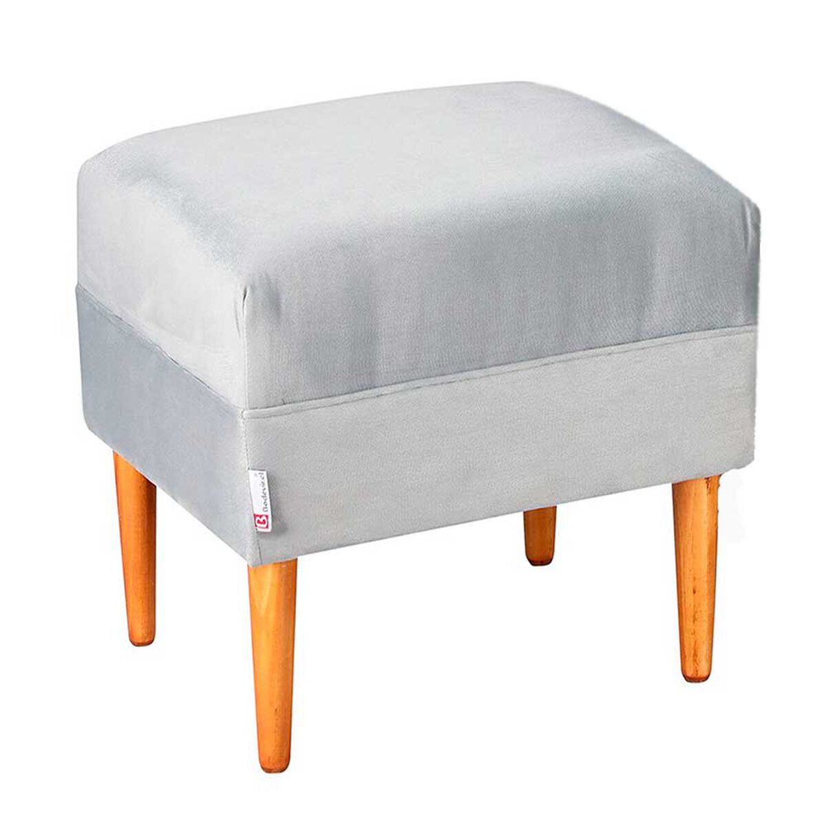 Pouf Bodevir Provenza Felpa 04 Gris&nbsp;