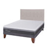Cama Europea CIC 2 Plazas Ortopedic Advance + Respaldo Tigris