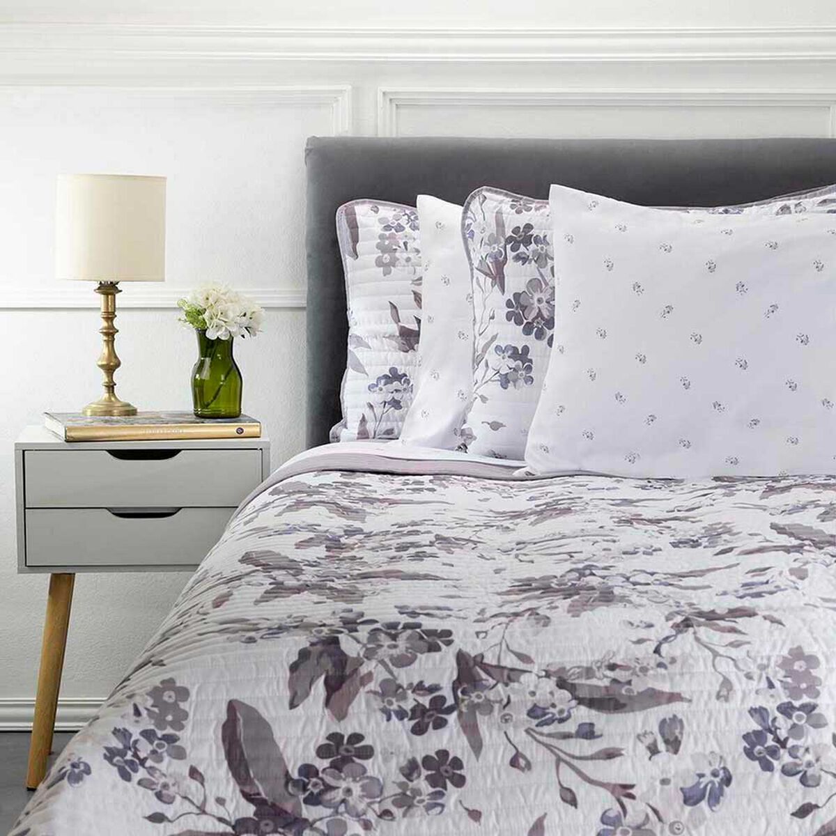 Set Quilt + Juego de S&aacute;banas Dreams 2 Plazas Mila