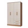 Closet Vekkahome Americano 4 Puertas 2 Cajones Beige