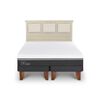 Cama Europea CIC Base Dividida 2 Plazas Ortopedic Advance + Respaldo Torino Alpino