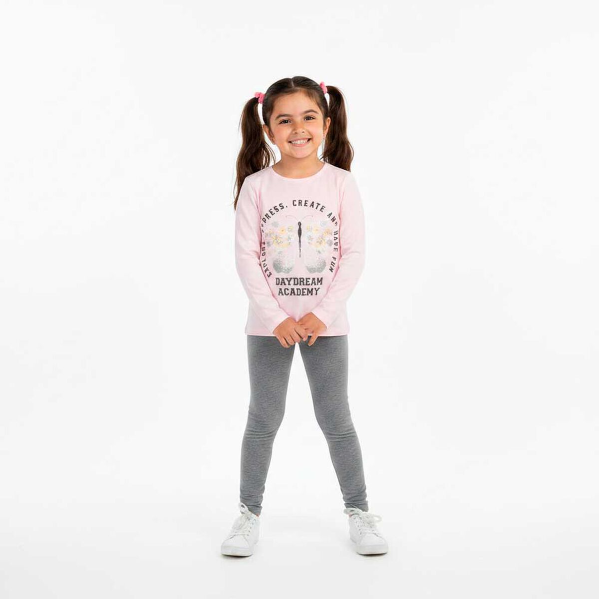 Polera Manga Larga de Algod&oacute;n Ni&ntilde;a Chess