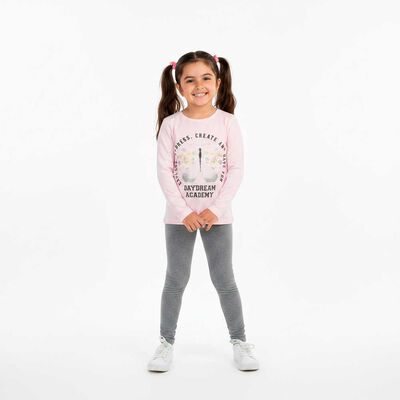 Polera Manga Larga de Algod&oacute;n Ni&ntilde;a Chess
