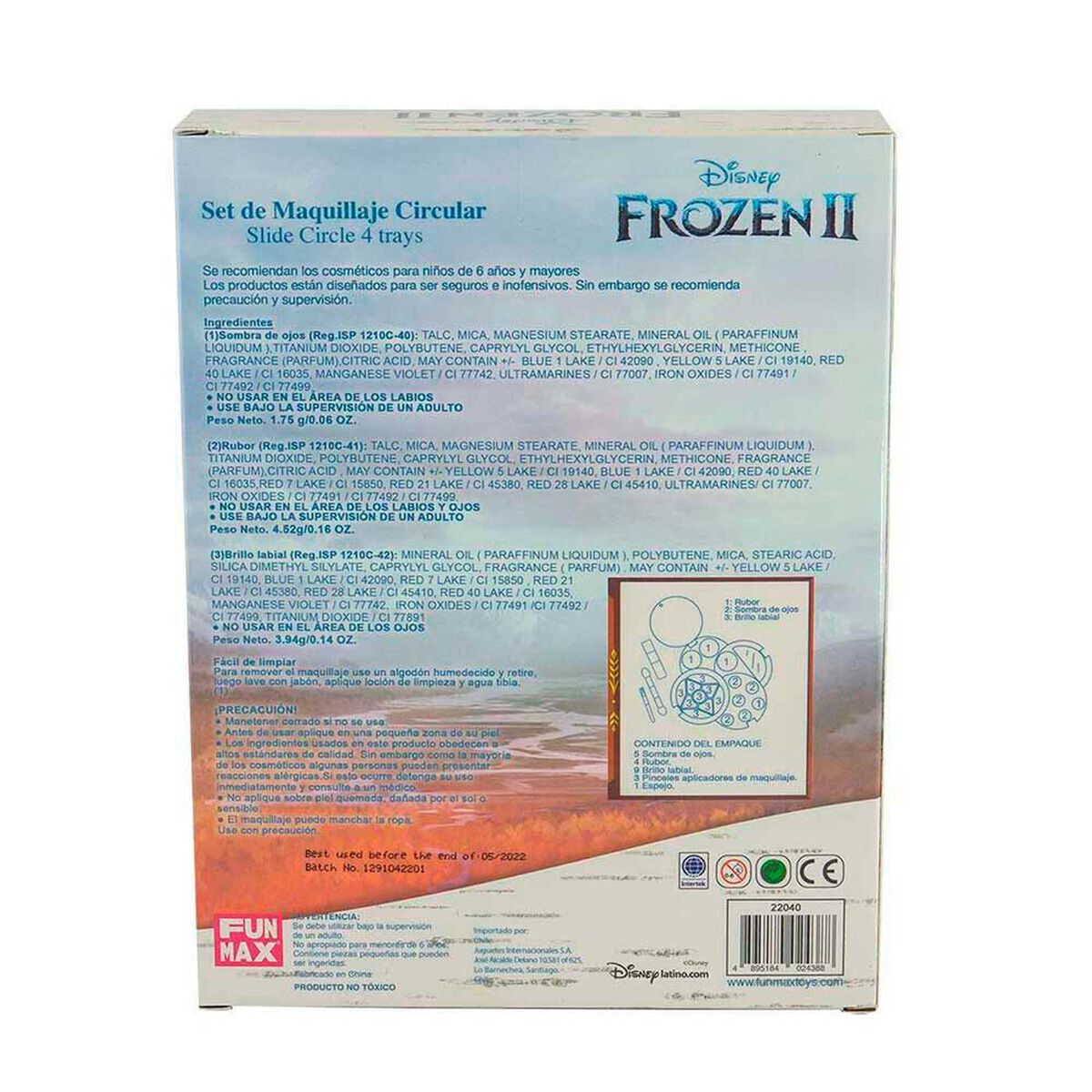 Set de Maquillaje Infantil Frozen