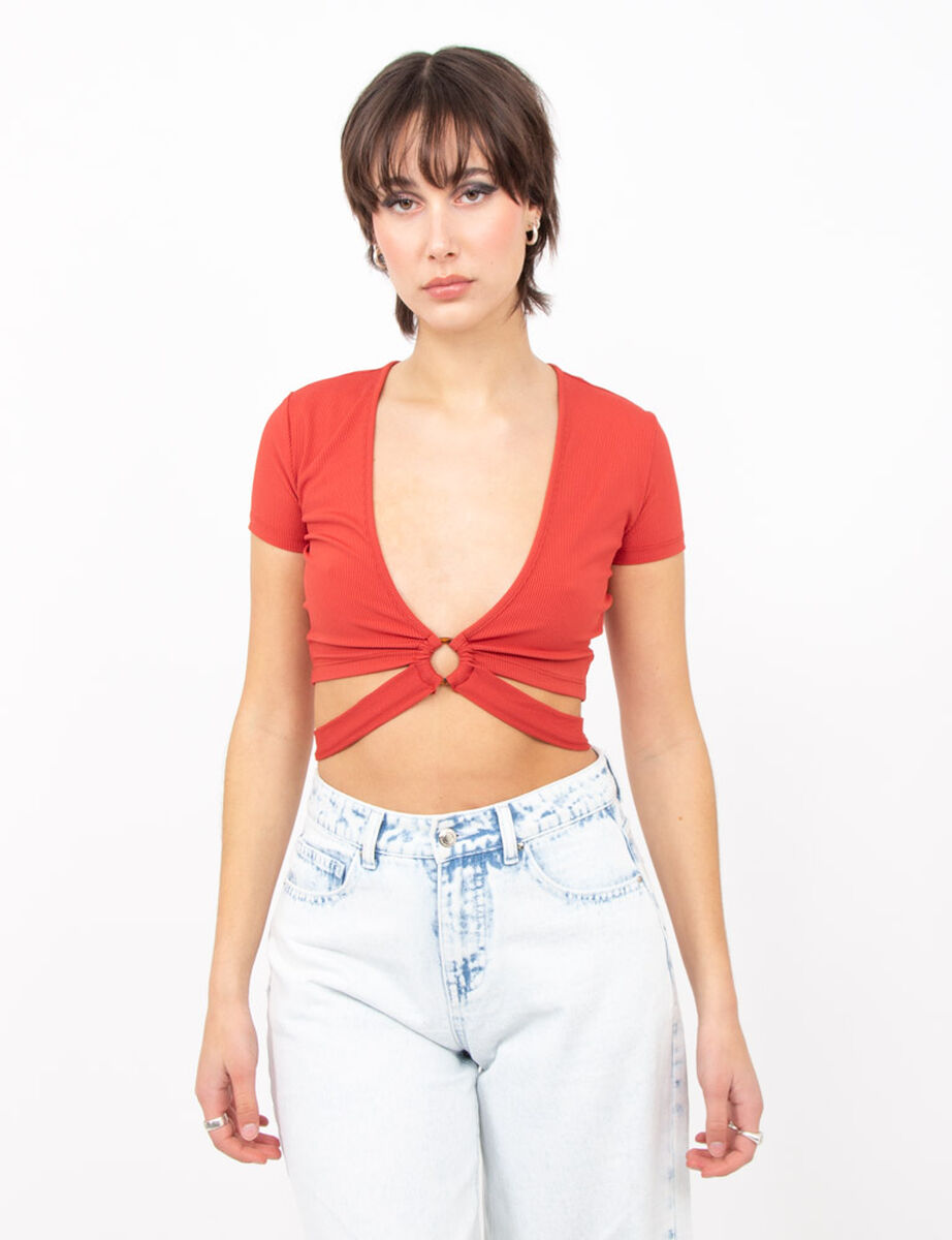 Crop Top Mujer Fiorucci
